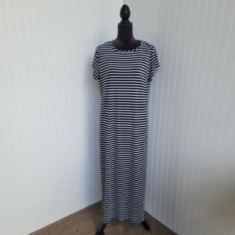 Striped maxi dress